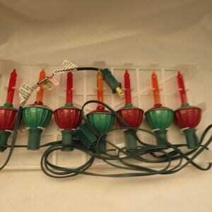 Vintage Fully Assembled 7 Light Set of Bubble Lights